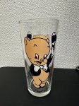 画像1: Looney Tunes Porky Pig Pepsi Glass 1973 (B)  / ルーニーチューンズ　ペプシ　ポーキーピッグ 　グラス (1)