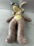 画像12: Looney Tunes  Wile. E. Coyote Plush Doll with tag 1971 / ルーニーチューンズ　ワイリーコヨーテ　ぬいぐるみ　1971年 (12)