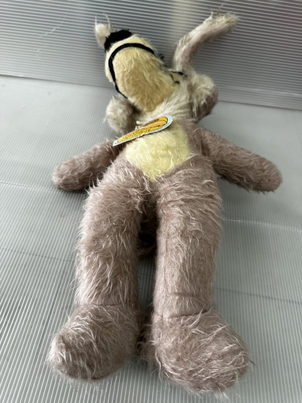 画像12: Looney Tunes  Wile. E. Coyote Plush Doll with tag 1971 / ルーニーチューンズ　ワイリーコヨーテ　ぬいぐるみ　1971年 (12)