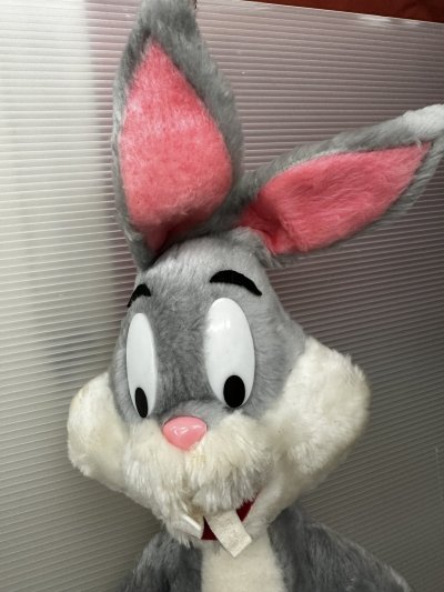 画像1: Looney Tunes Bugs Bunny Plush Doll Mighty Star 1971 / ルーニーチューンズ　バックスバニー　ぬいぐるみ　マイティスター　1971年