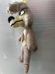 画像7: Looney Tunes  Wile. E. Coyote Plush Doll with tag 1971 / ルーニーチューンズ　ワイリーコヨーテ　ぬいぐるみ　1971年 (7)