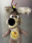 画像4: Looney Tunes  Wile. E. Coyote Plush Doll with tag 1971 / ルーニーチューンズ　ワイリーコヨーテ　ぬいぐるみ　1971年 (4)