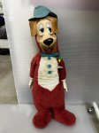 画像1: Huckleberry Hound Large Knickerbocker Red Plush Doll 69cm /  ハックルベリーハウンド　大きい　ニッカーボッカー　ラバーフェイスドール (1)