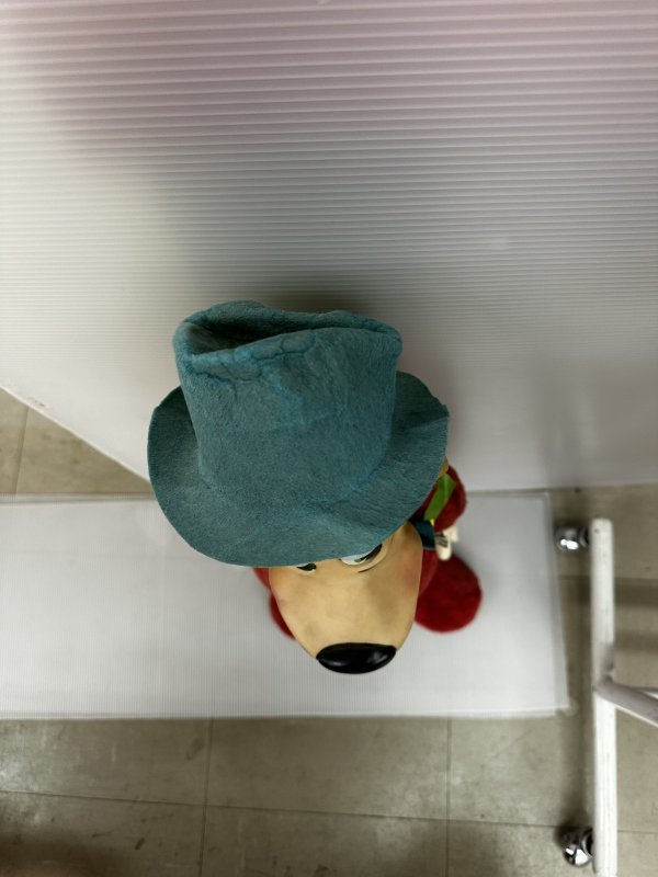 画像5: Huckleberry Hound Large Knickerbocker Red Plush Doll 69cm /  ハックルベリーハウンド　大きい　ニッカーボッカー　ラバーフェイスドール (5)