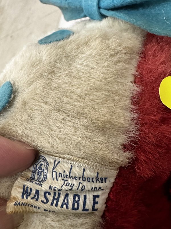 画像15: Huckleberry Hound Large Knickerbocker Red Plush Doll 69cm /  ハックルベリーハウンド　大きい　ニッカーボッカー　ラバーフェイスドール (15)