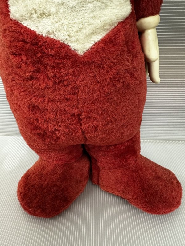 画像4: Huckleberry Hound Large Knickerbocker Red Plush Doll 69cm /  ハックルベリーハウンド　大きい　ニッカーボッカー　ラバーフェイスドール (4)
