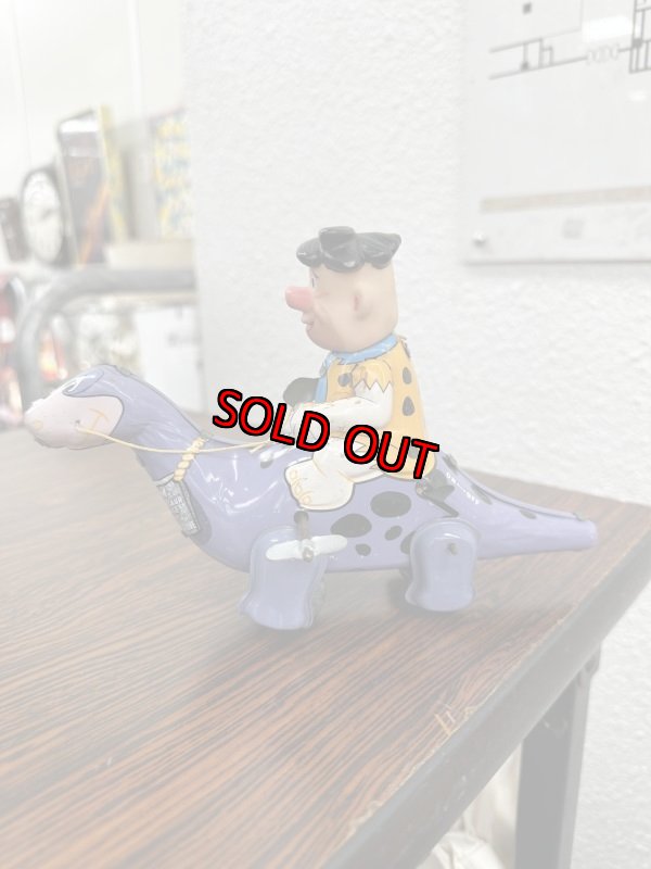 画像2: Flintstones Dino & Fred Marx Tin Toy figure / フリントストーン　ディノ&フレッド　マルクス　ティン製　ブリキ　トイ (2)