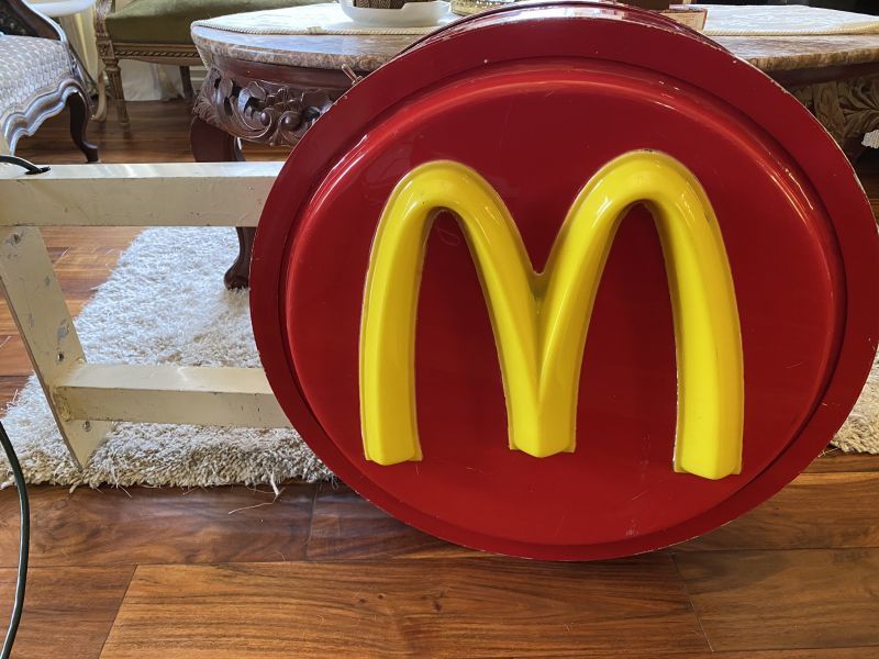 Mcdonald マクドナルド ドライブスルー 電光看板 サイン