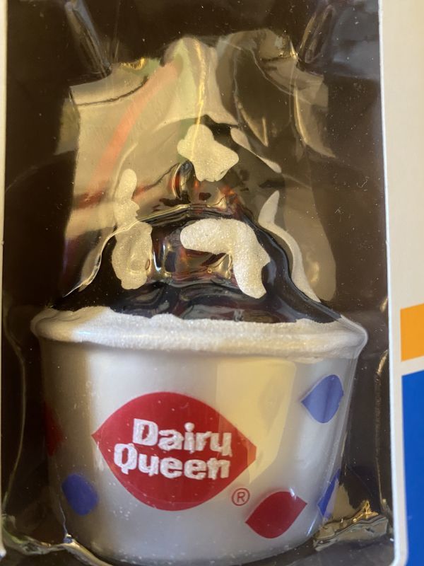 Dairy Queen hot fudge sundae glass ornament With Box ディリー