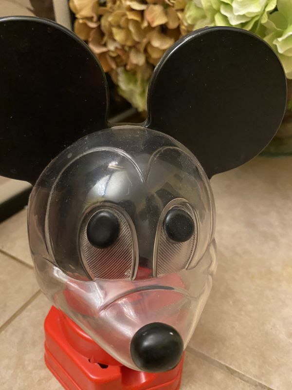 Disney Mickey Mouse Red Gumball Machine ディズニーのミッキーマウス　レッド　ガムボールマシン　1960年代