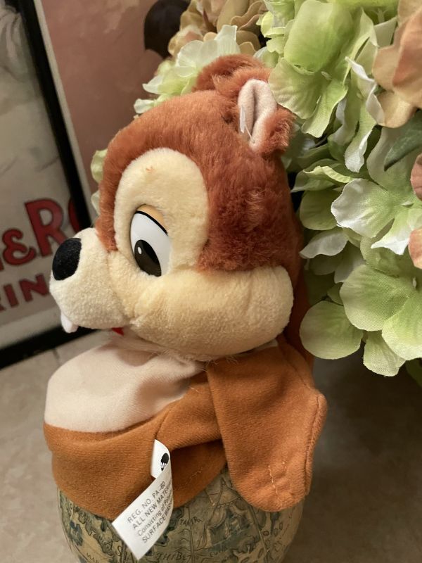 Disney Chip‘n Dale Mattel Plush Hand Puppet 1993 / ディズニー　チップとデール　ハンド　パペット　 ぬいぐるみ