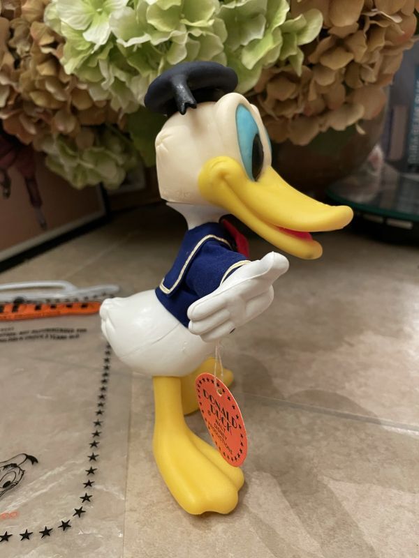Disney DAKIN Donald Duck Doll With Bag 70's / ディズニーのDakin社
