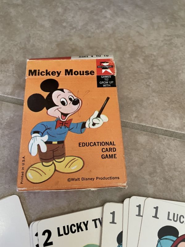 Mickey Mouse Card Game ディズニー ミッキーマウス 箱入りカードゲーム Mickey Mouse Card Game ディズニー ミッキーマウス 箱入りカードゲーム