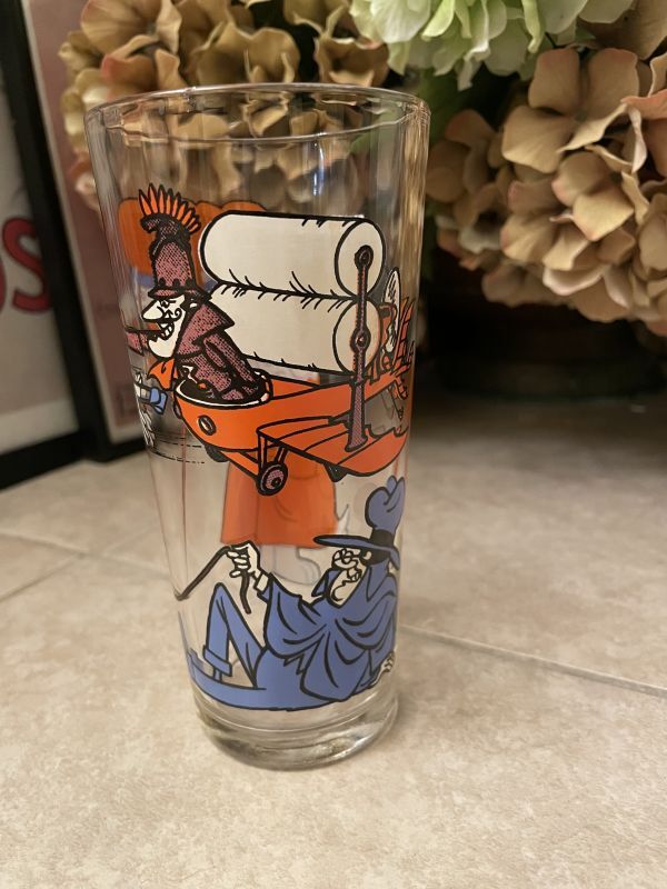 Hanna Barbera Mumbly Pepsi Glass 1977 / ペプシ スーパー刑事