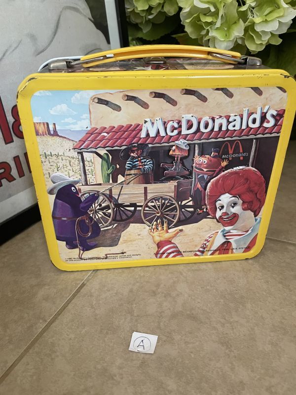 McDonald's Tin Lunch Box only 80's / マクドナルドのティン製 ランチ