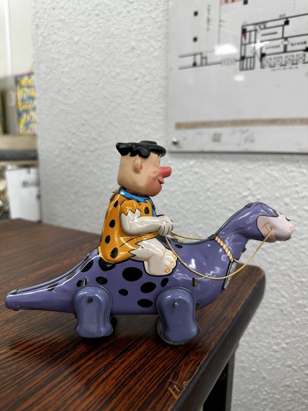 Flintstones Dino & Fred Marx Tin Toy figure / フリントストーン　ディノ&フレッド　マルクス　ティン製　 ブリキ　トイ