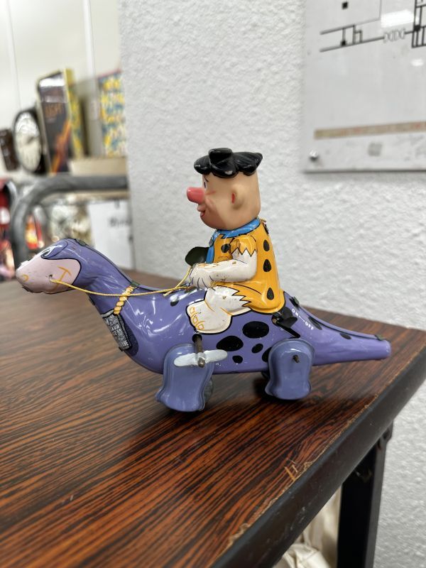 Flintstones Dino & Fred Marx Tin Toy figure / フリントストーン　ディノ&フレッド　マルクス　ティン製　 ブリキ　トイ